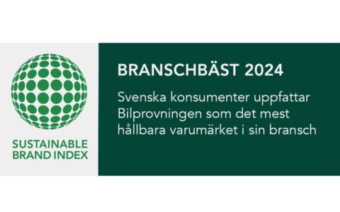 Sigill för utmärkelsen Sustainable brand index